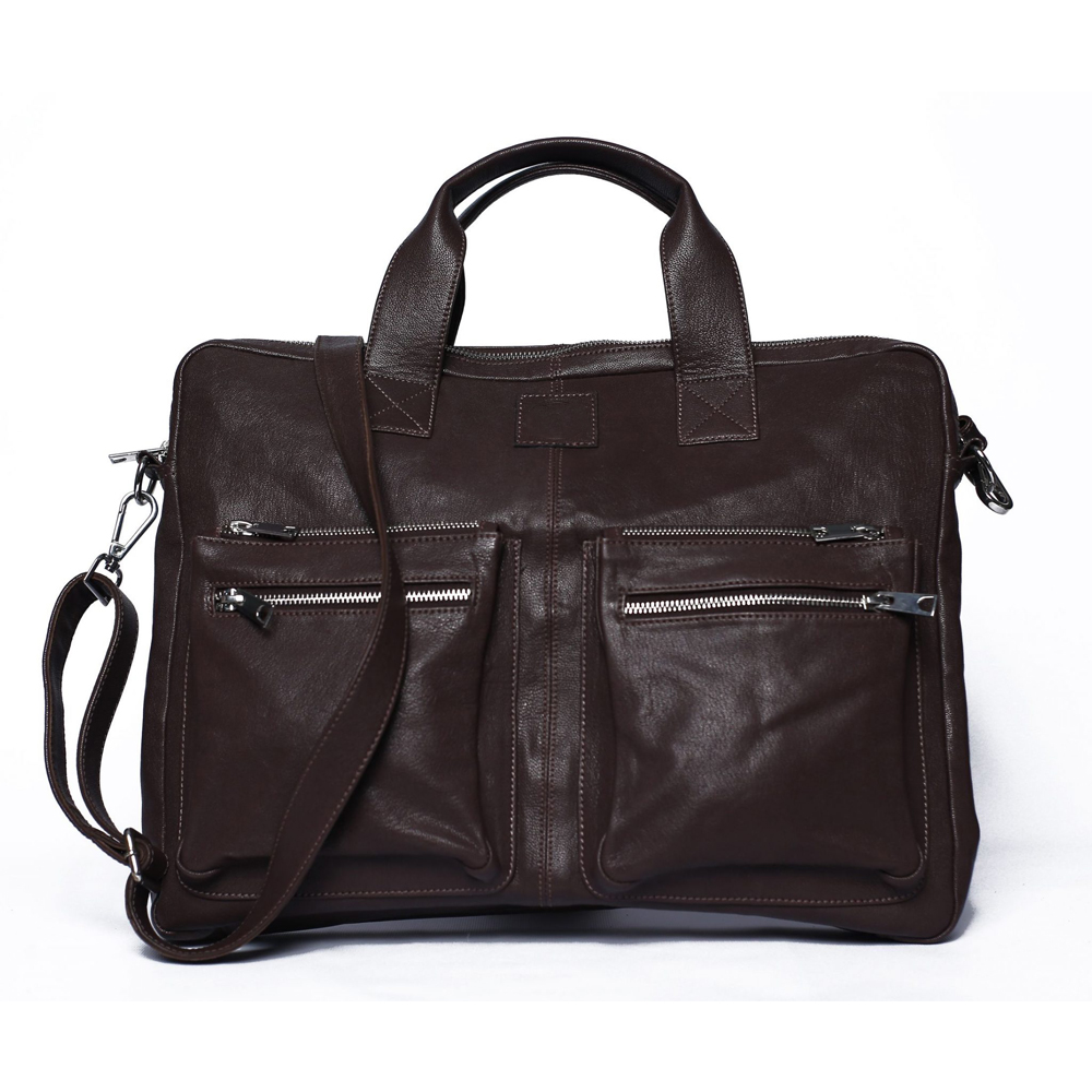 Laptop Messenger Bag – Brown