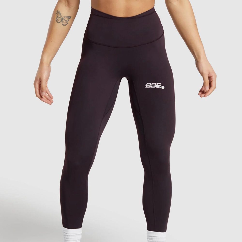 Mesh Waistband Leggings